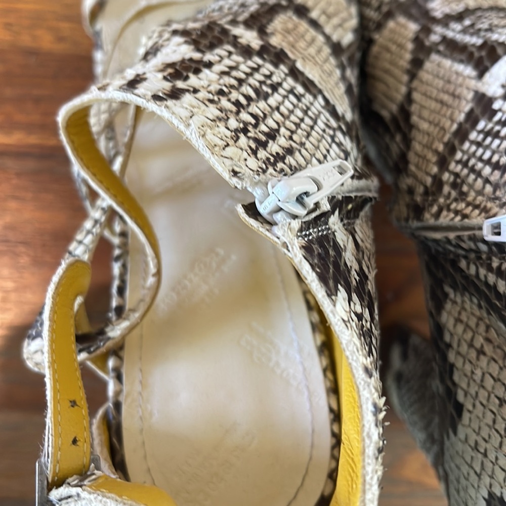 Maison‎ Martin Margiela Python Leather Gladiator … - image 14